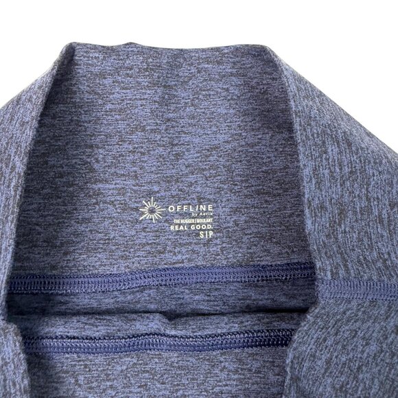 Aerie Offline The Hugger High Rise Blue Midi Skirt Small Real Good Soft Stretch - Picture 5 of 11